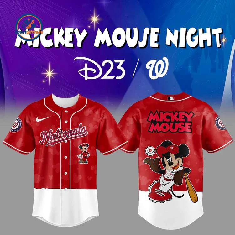 W Nationals x Mickey Mouse Jersey