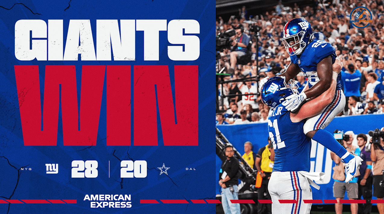 Giants vs Cowboys: Giants Beat Cowboys 28-20 in Harbaugh Debut