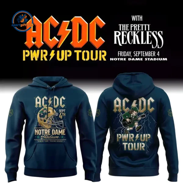 AC/DC PWR UP Tour – Notre Dame Edition Hoodie