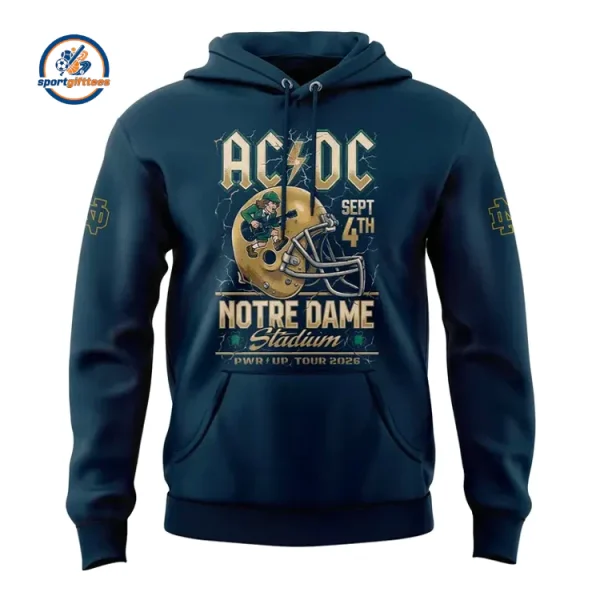AC/DC PWR UP Tour – Notre Dame Edition Hoodie