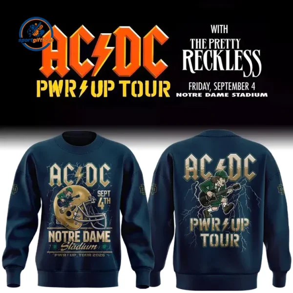 AC/DC PWR UP Tour – Notre Dame Edition Hoodie