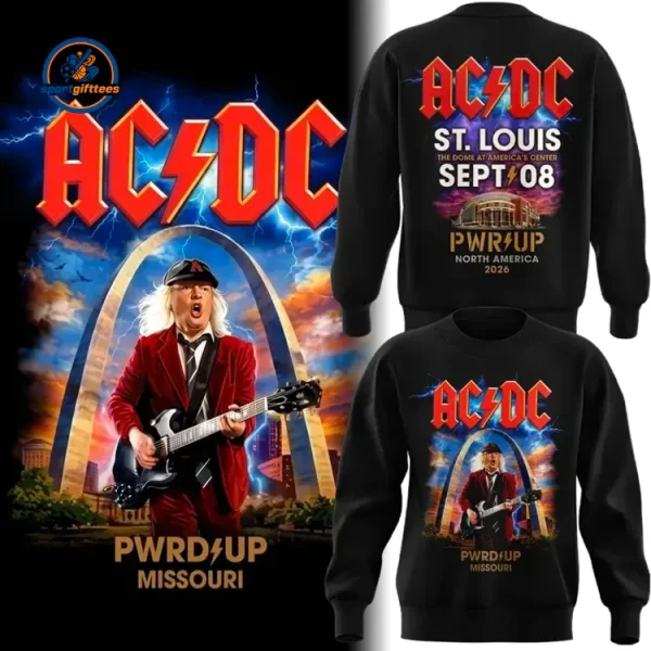AC/DC PWR UP Tour - St. Louis 2026 Edition Hoodie