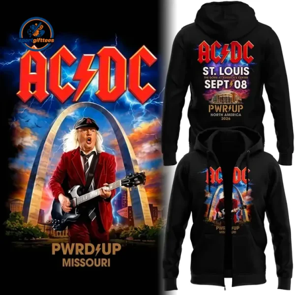 AC/DC PWR UP Tour - St. Louis 2026 Edition Hoodie