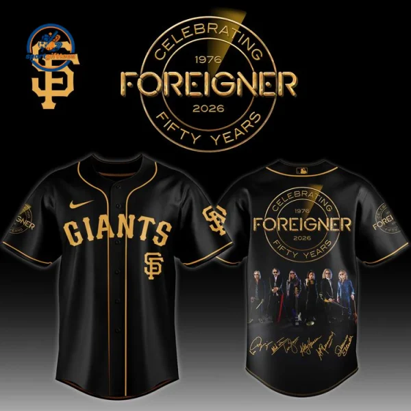 All TEAM MLB x Foreigner Celebrating Fifty Years Jersey