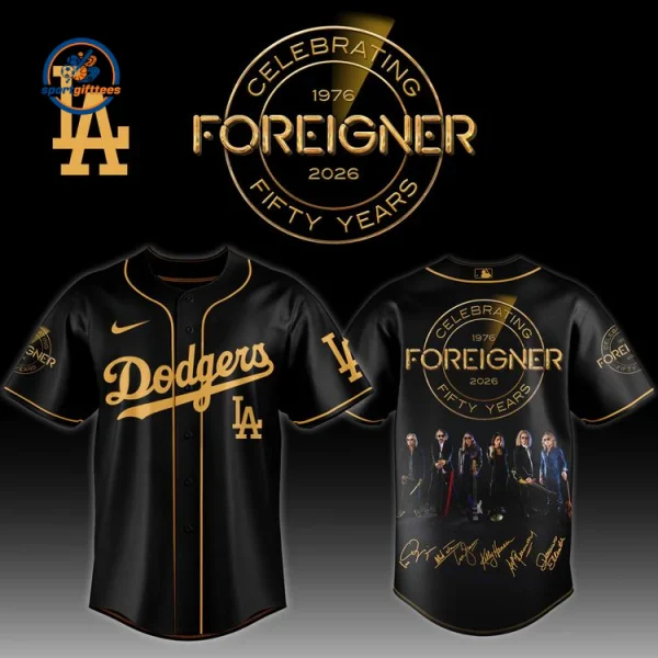 All TEAM MLB x Foreigner Celebrating Fifty Years Jersey
