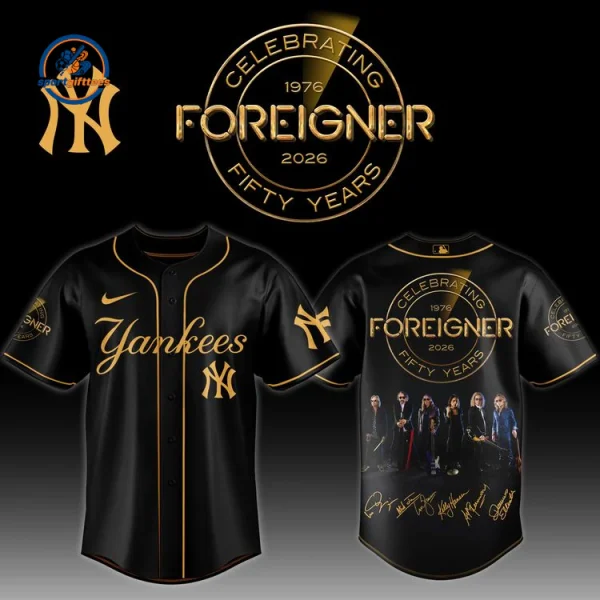 All TEAM MLB x Foreigner Celebrating Fifty Years Jersey