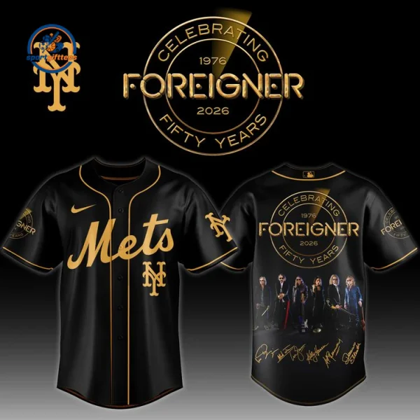 All TEAM MLB x Foreigner Celebrating Fifty Years Jersey