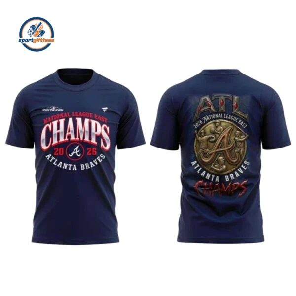 Atlanta Braves Division Champions Locker Room 26 Hoodie