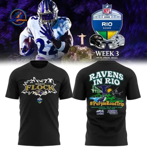 Baltimore Ravens Rio De Janeiro Game 2026 Hoodie