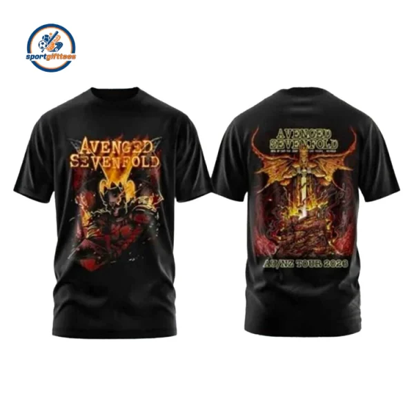 Black Avenged Sevenfold Tour 2026 Hoodie
