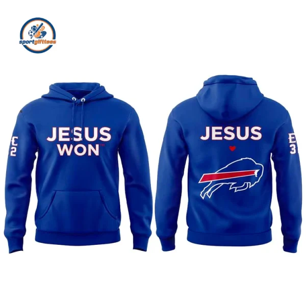 Buffalo Bills Jesus Won 2026 Hoodie
