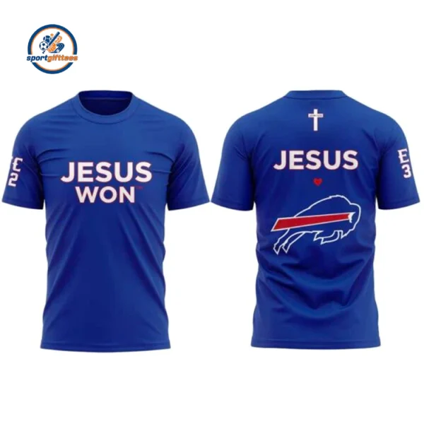 Buffalo Bills Jesus Won 2026 Hoodie