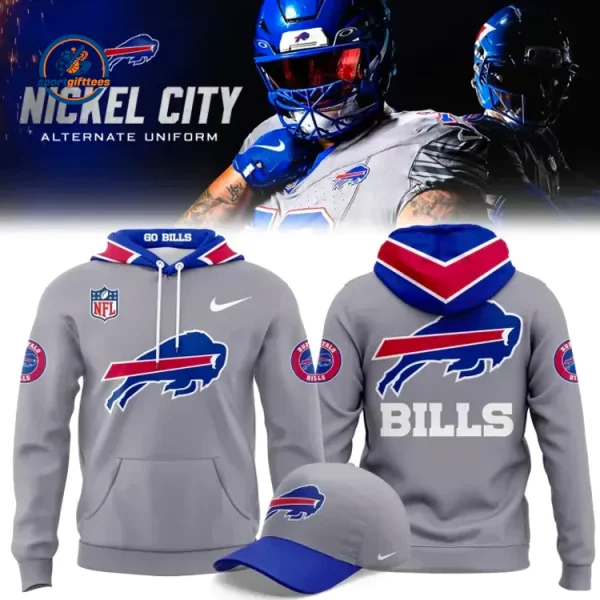 Buffalo Bills Nickel City Alternate Gray Hoodie