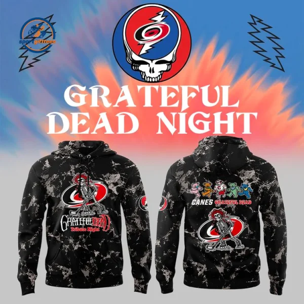 Carolina Hurricanes Grateful Dead 2026 Hoodie