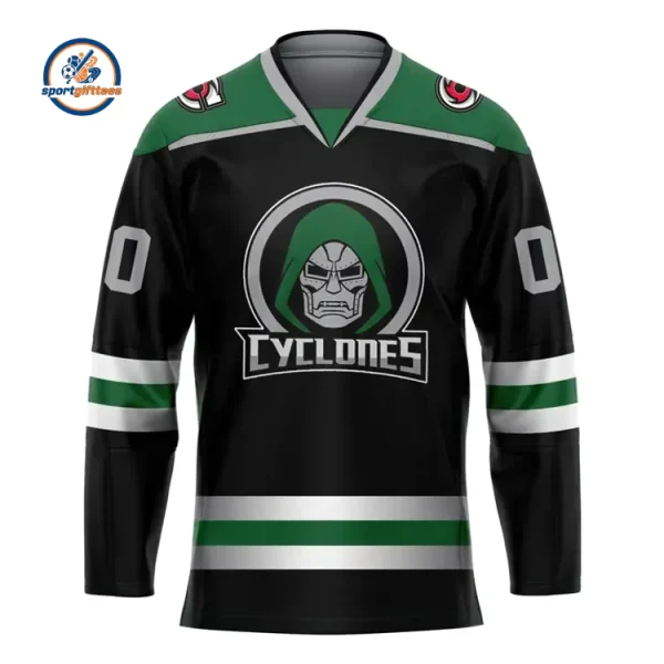 Cincinnati Cyclones Dr. Doom 26 Custom Jersey