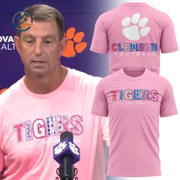 Clemson Tigers Breast Cancer Awareness Hoodie