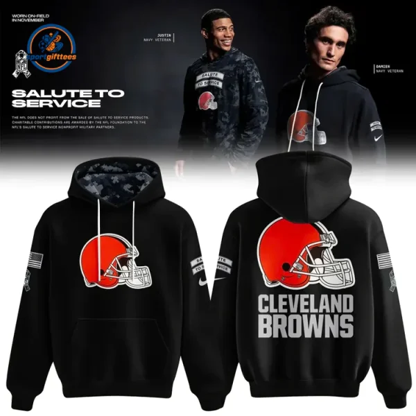 Cleveland Browns Salute to Service 2026 Hoodie