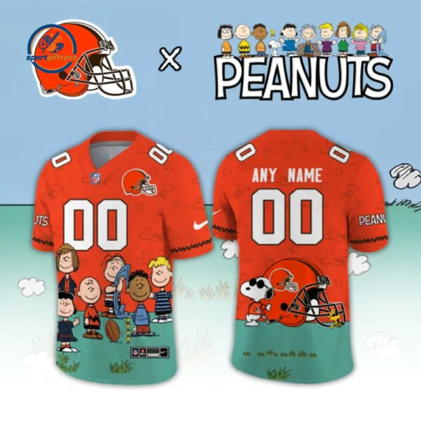 Cleveland Browns x Peanuts 2026 Custom Name Jersey