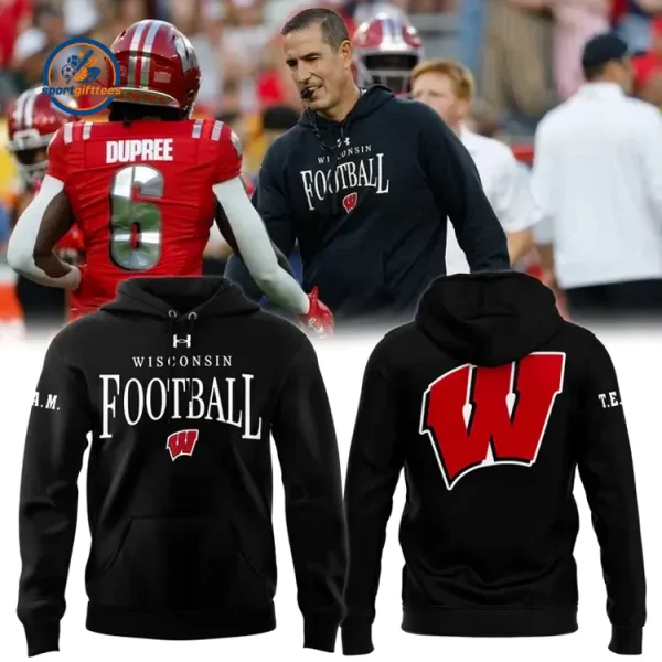 Coach Luke Fickell Wisconsin Badgers Edition Hoodie