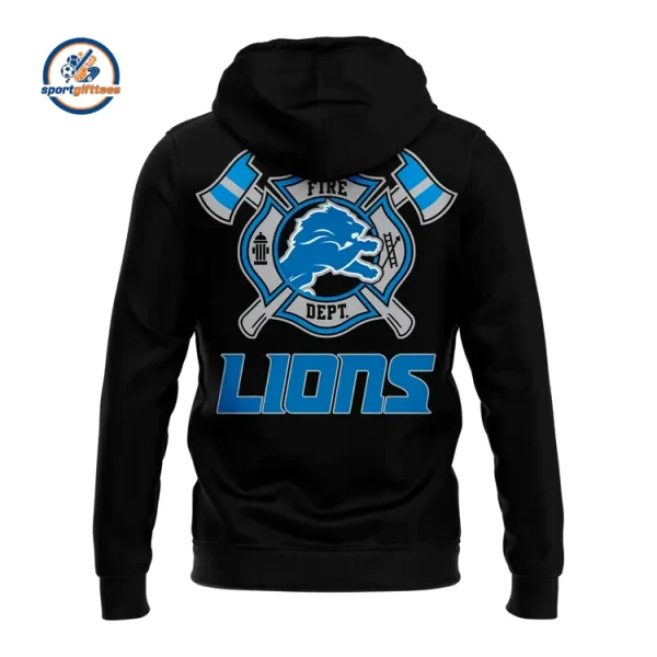 Detroit Lions Fire Department Tribute Hoodie