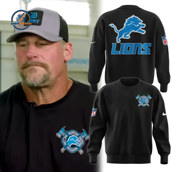Detroit Lions Fire Department Tribute Hoodie