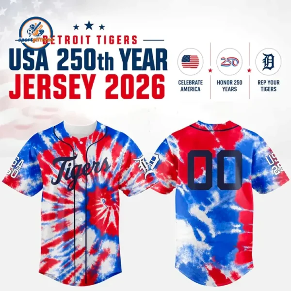 Detroit Tigers USA 250 Jersey