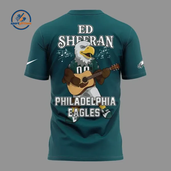 Ed Sheeran x Philadelphia Eagles Loop Tour 2026 T-Shirt