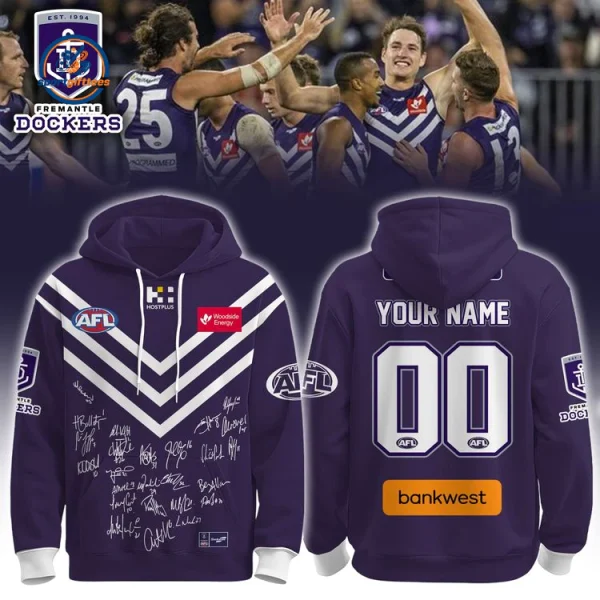 Fremantle Dockers AFL Signature 2026 Hoodie