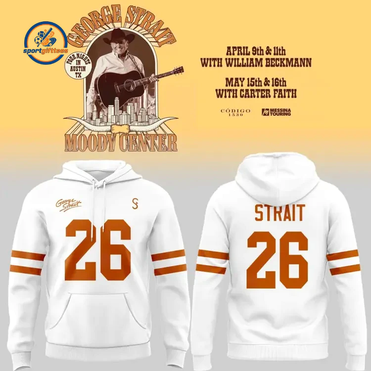 George Strait x Texas Longhorns 2026 Hoodie George Strait x Texas Longhorns 2026 Hoodie