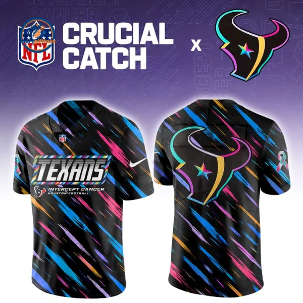 H Texans Crucial Catch 2026 Football Jersey