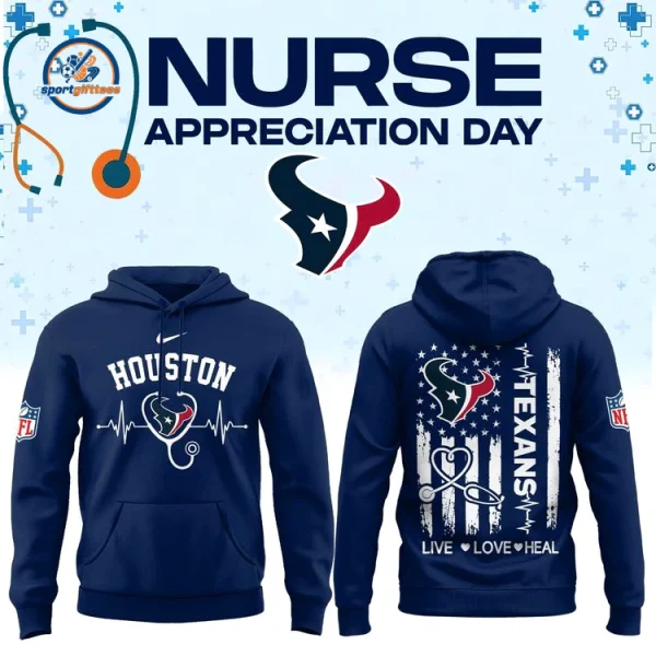 Houston Texans Nurse Appreciation Hoodie