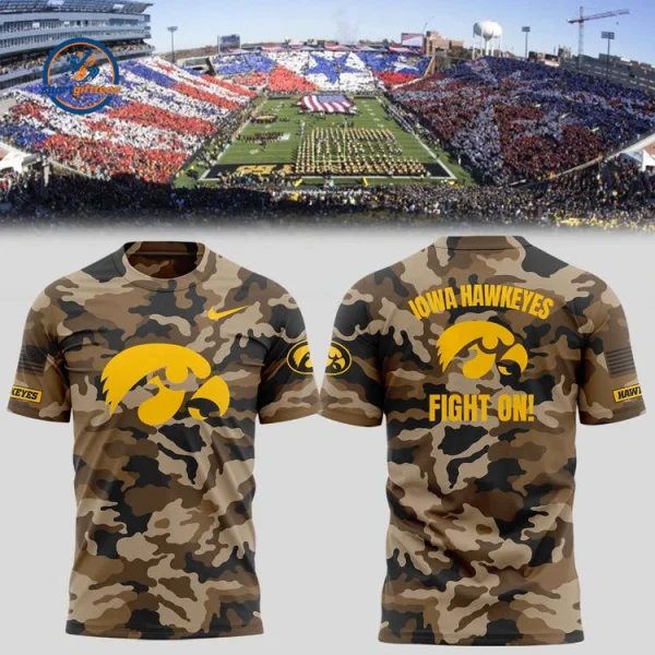 Iowa Hawkeyes Military Appreciation Hoodie