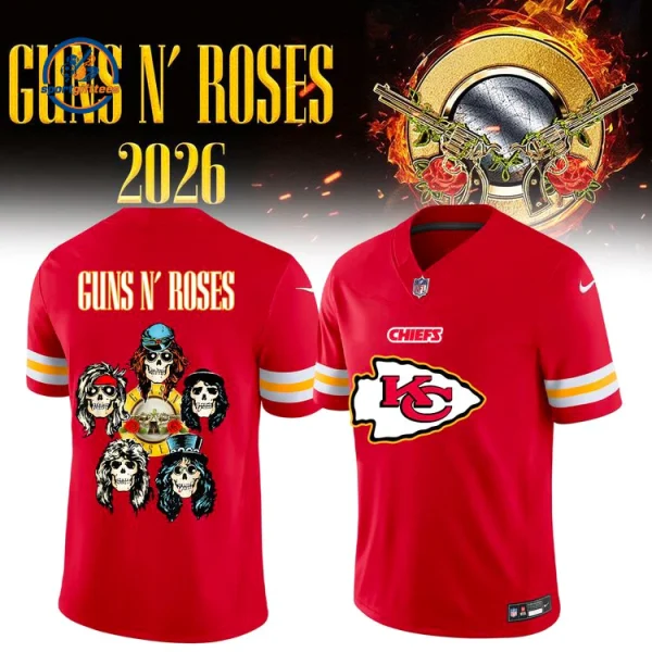 Kansas City Chiefs x Gun N’ Roses 2026 Jersey