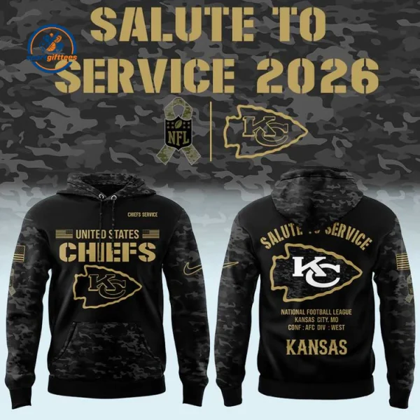 KC Chiefs Salute to Service 2026 Hoodie