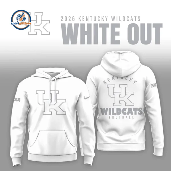 Kentucky Wildcats White Out Hoodie