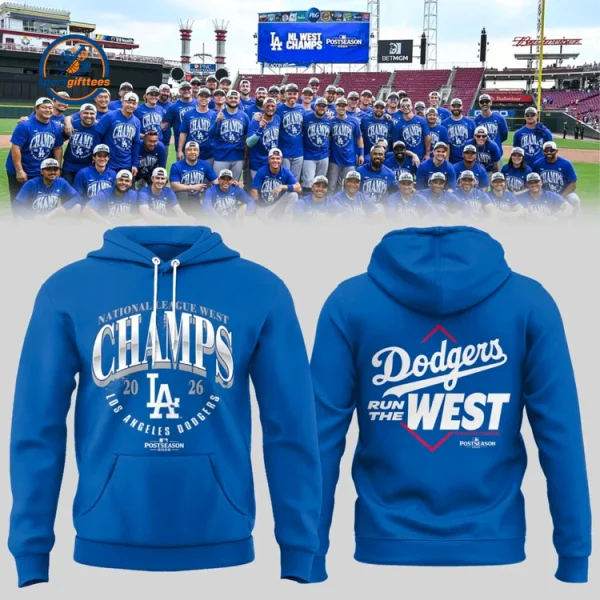 LA Dodgers NL WEST CHAMPIONS 2026 T-Shirt