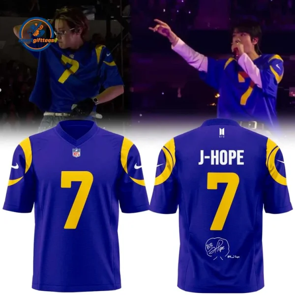 LA Rams x J-Hope BTS WORLD TOUR 2026 Jersey