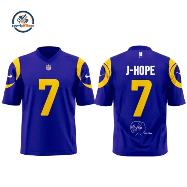 LA Rams x J-Hope BTS WORLD TOUR 2026 Jersey