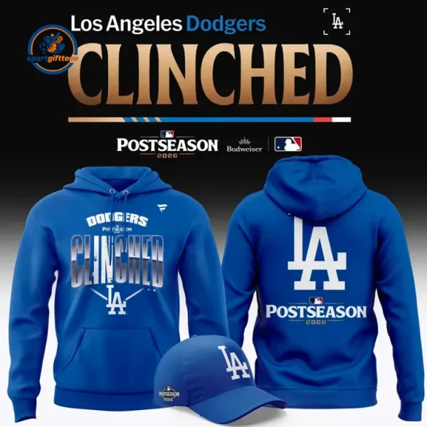 Los Angeles Dodgers Postseason Locker Room 2026 Hoodie