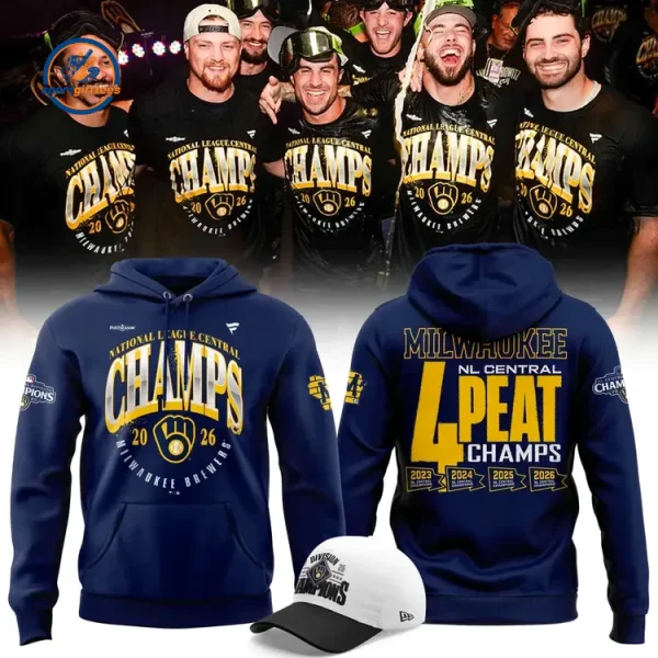 Milwaukee Brewers Fanatics Navy 2026 T-Shirt