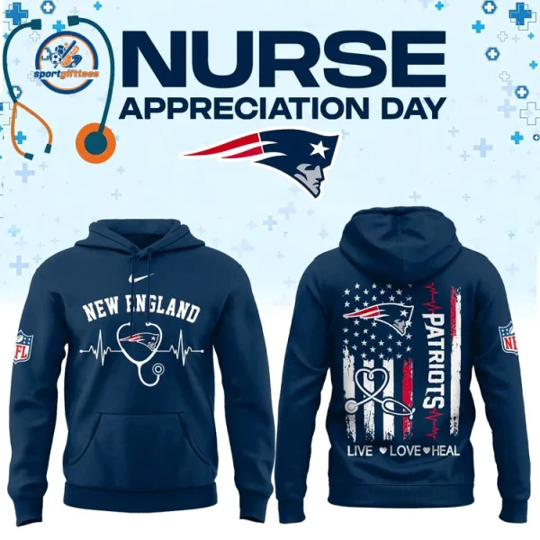 New England Patriots Nurse Appreciation Hoodie