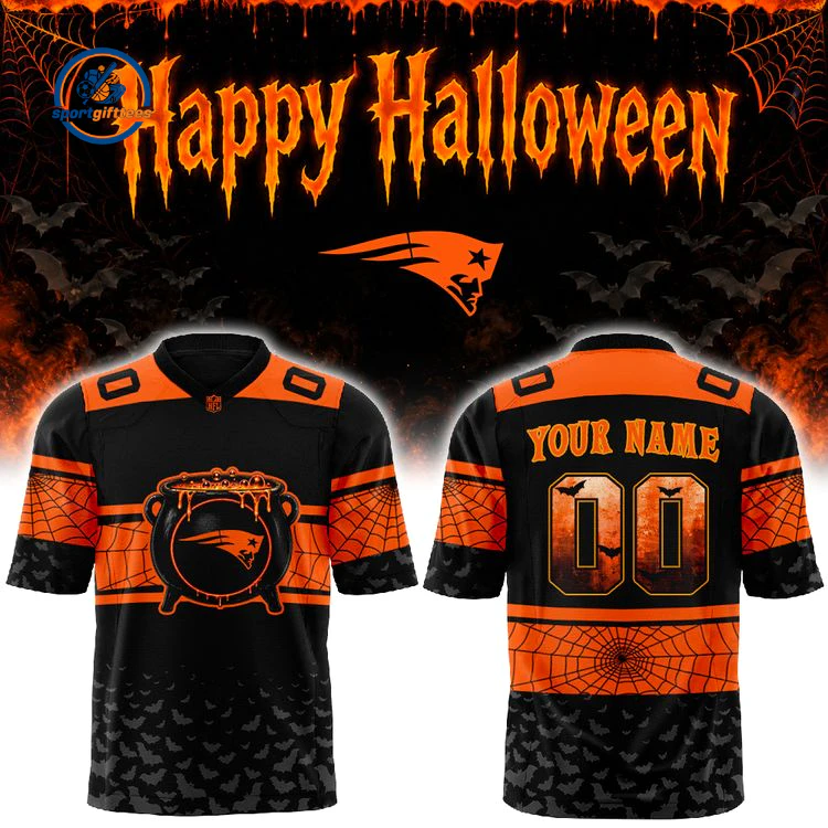 New England Patriots x Halloween Day 26 Custom Name Jersey New England Patriots x Halloween Day 26 Custom Name Jersey