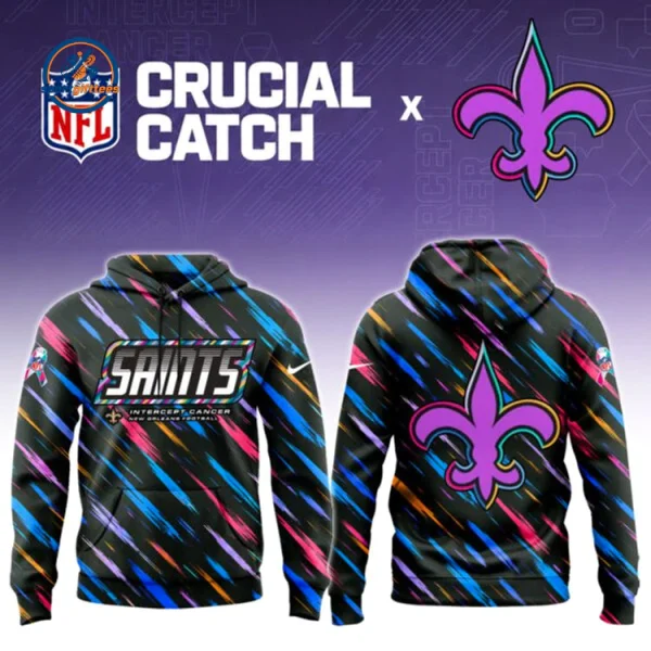 New Orleans Saints Crucial Catch 2026 Hoodie