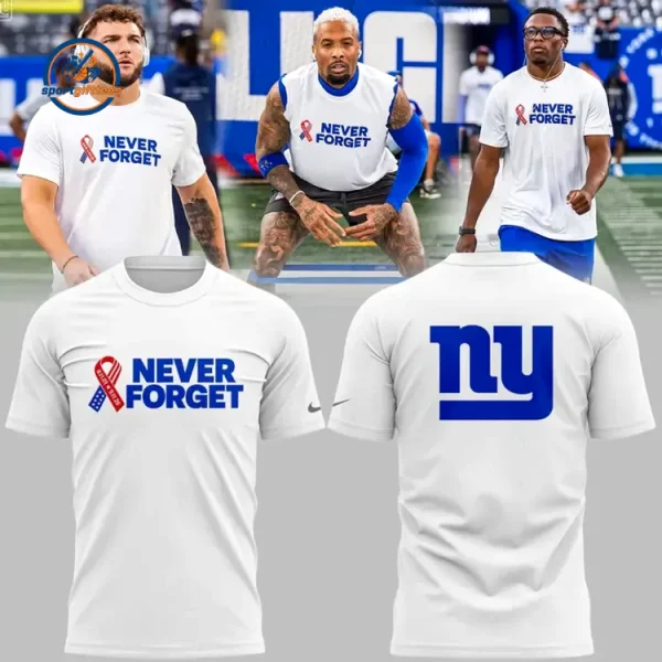 New York Giants Never Forget 3D T-Shirt