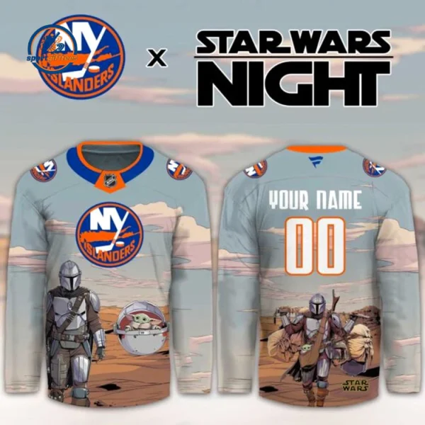 New York Islanders Star Wars Night Custom Jersey