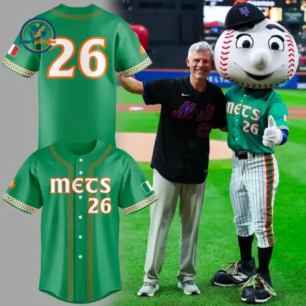 New York Mets Irish Heritage 2026 Baseball Jersey