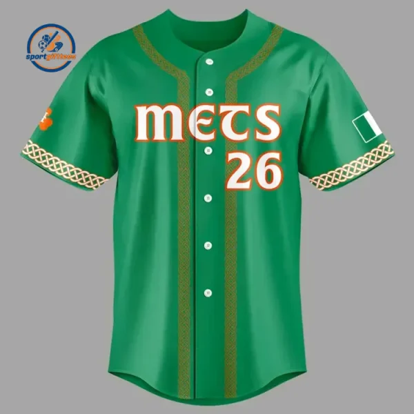 New York Mets Irish Heritage 2026 Baseball Jersey