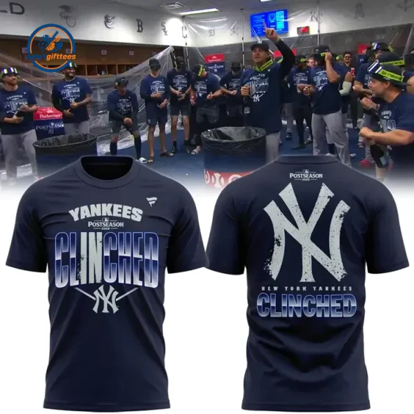 New York Yankees Postseason Clinched 26 Hoodie