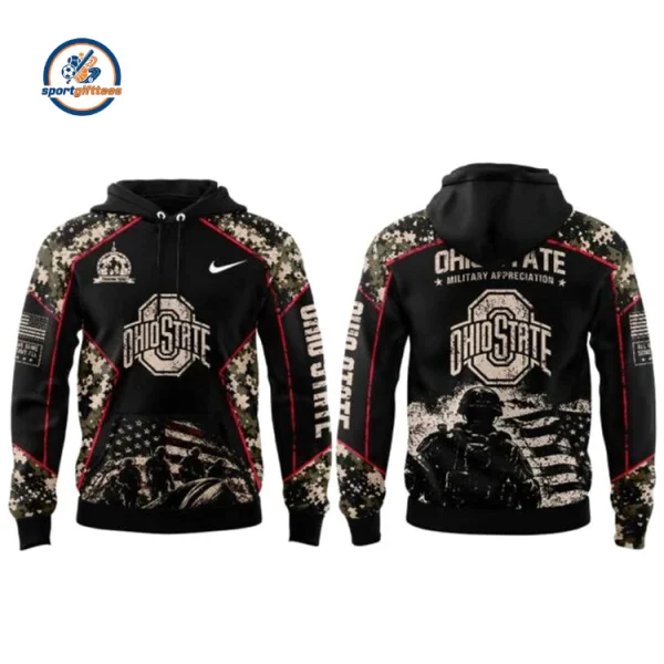 Ohio State Buckeyes Military Appreciation 2026 Hoodie