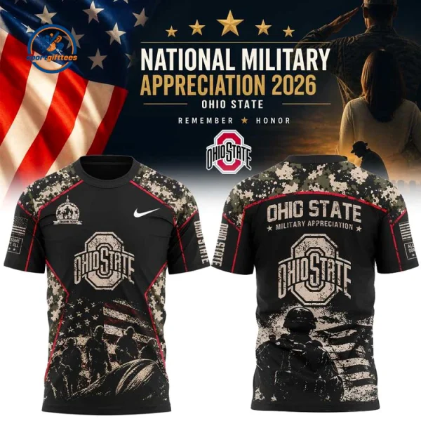 Ohio State Buckeyes Military Appreciation 2026 Hoodie